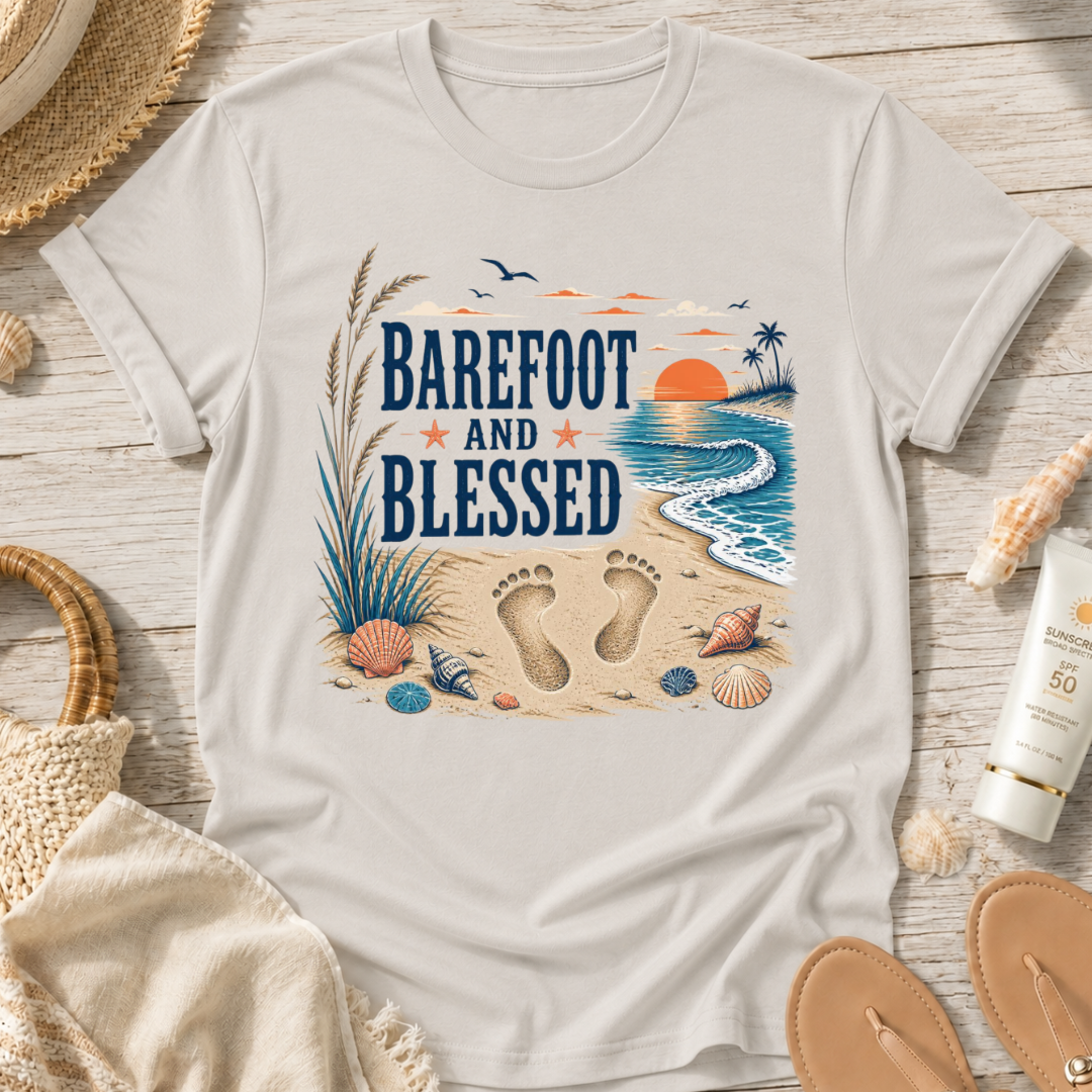 Barefoot and Blessed T-Shirt