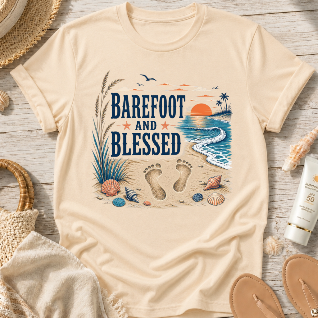 Barefoot and Blessed T-Shirt
