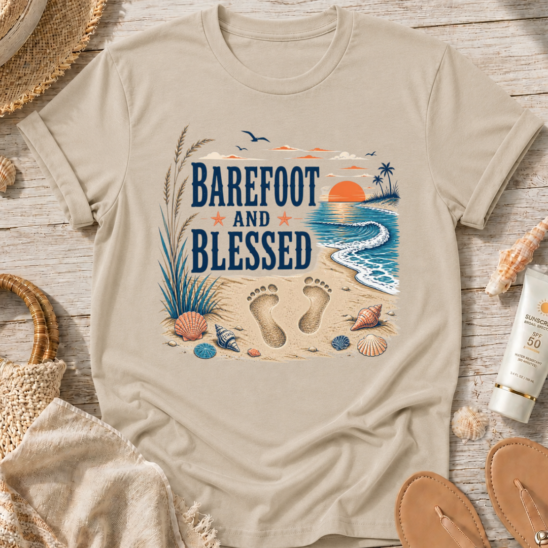 Barefoot and Blessed T-Shirt