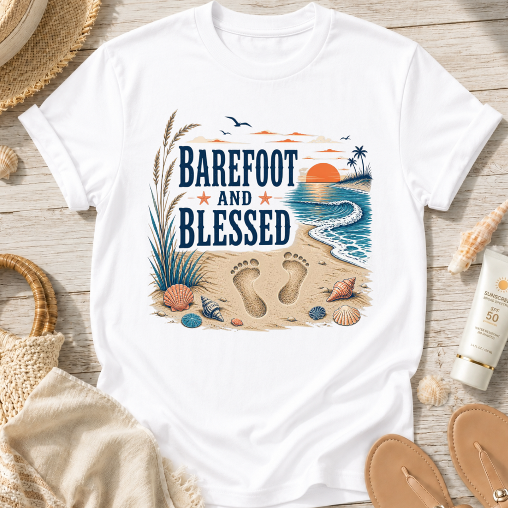 Barefoot and Blessed T-Shirt