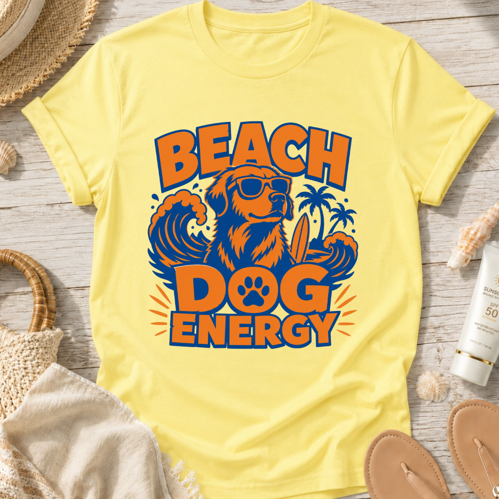 Beach Dog Energy T-Shirt