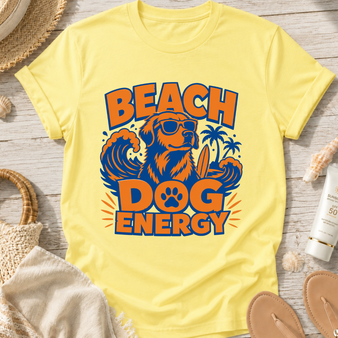 Beach Dog Energy T-Shirt