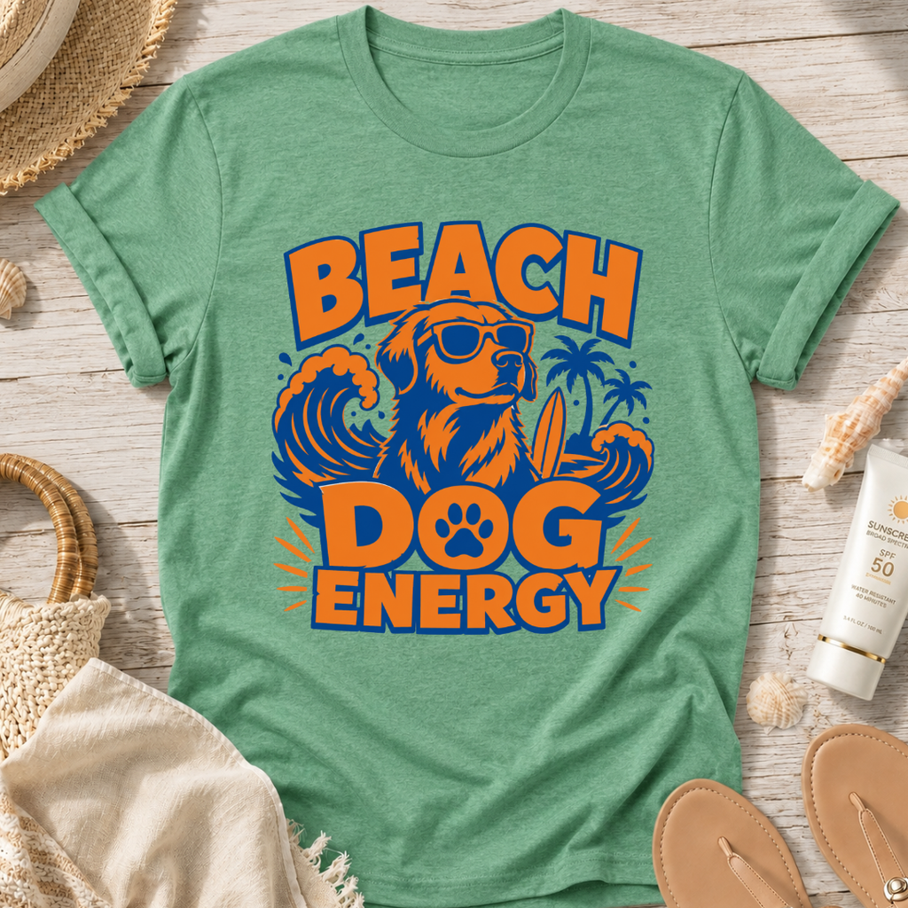 Beach Dog Energy T-Shirt