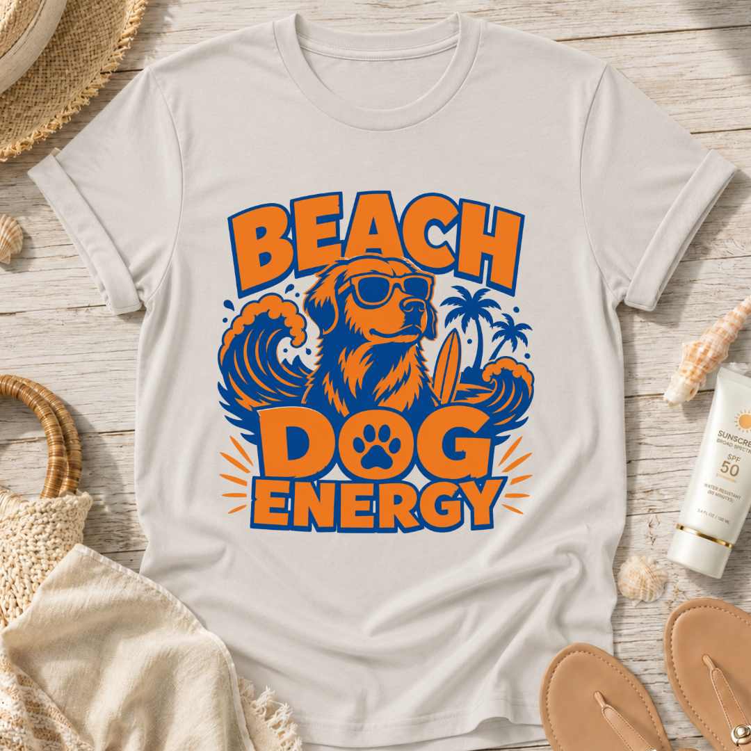 Beach Dog Energy T-Shirt