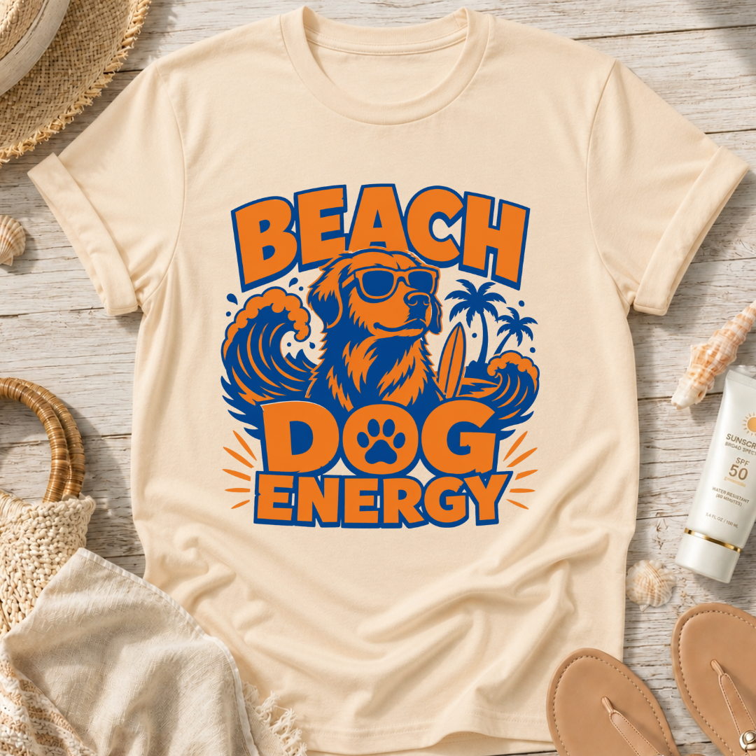 Beach Dog Energy T-Shirt