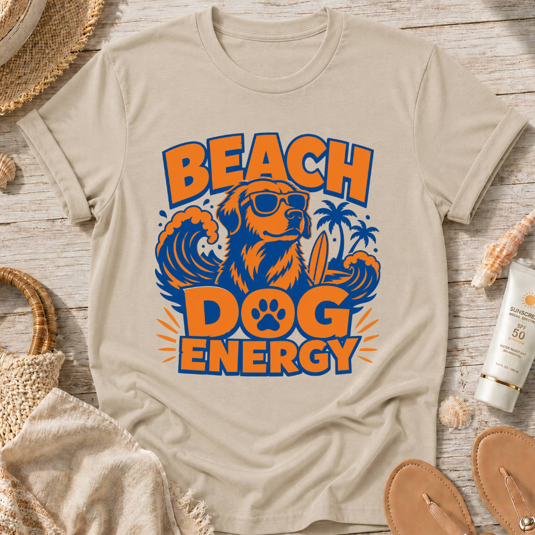Beach Dog Energy T-Shirt