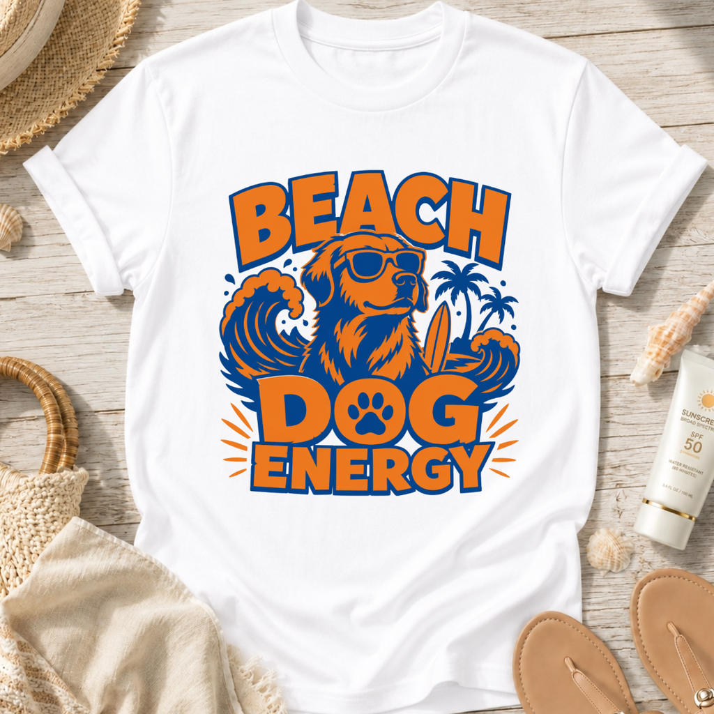Beach Dog Energy T-Shirt