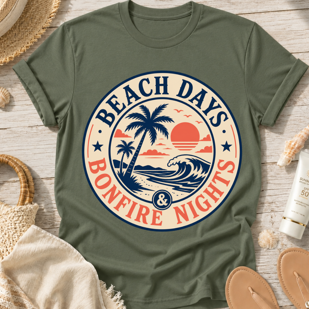 Beach Days & Bonfire Nights T-Shirt