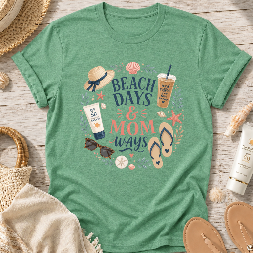 Beach Days & Mom Ways T-Shirt