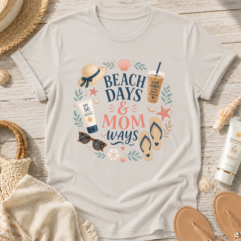 Beach Days & Mom Ways T-Shirt