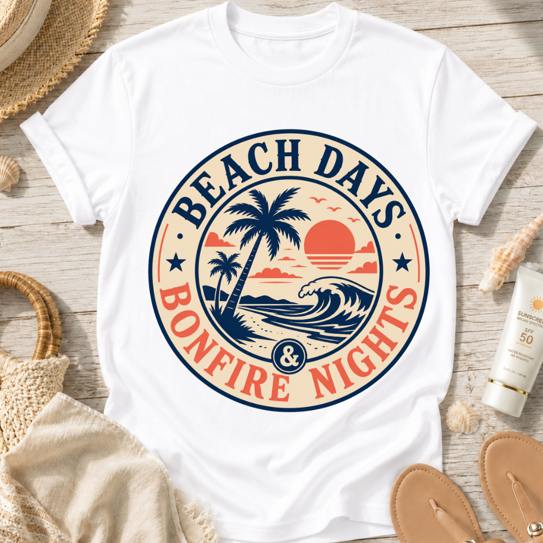 Beach Days & Bonfire Nights T-Shirt
