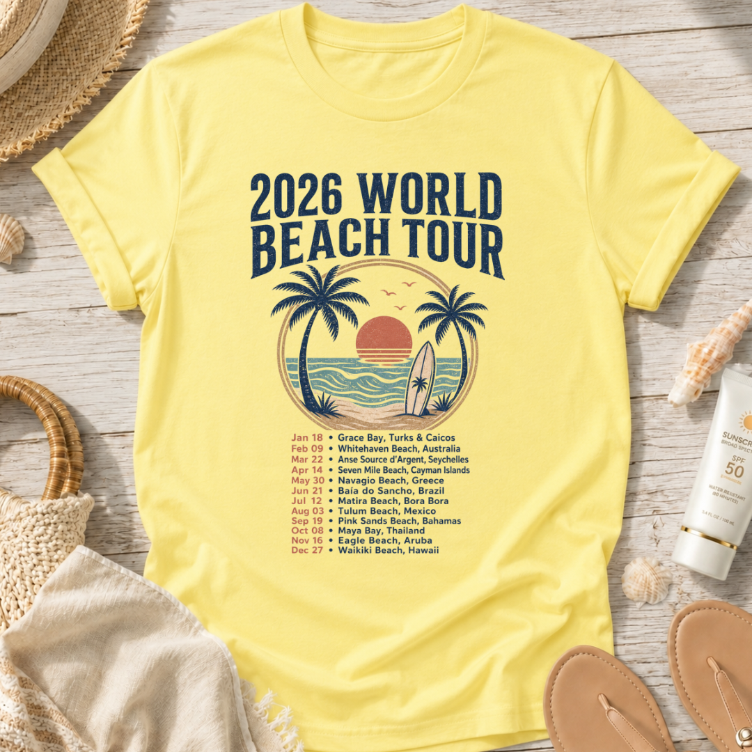2026 World Beach Tour T‑Shirt
