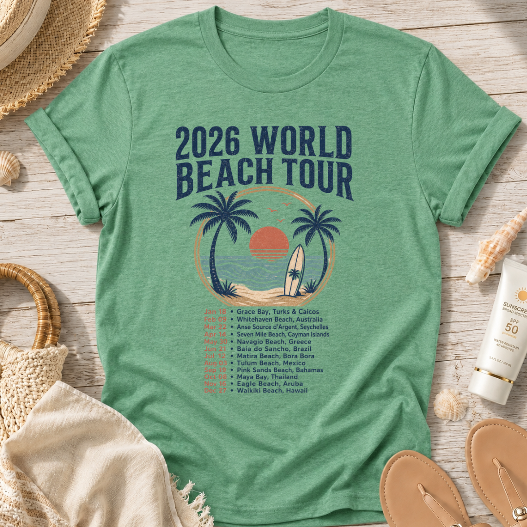 2026 World Beach Tour T‑Shirt