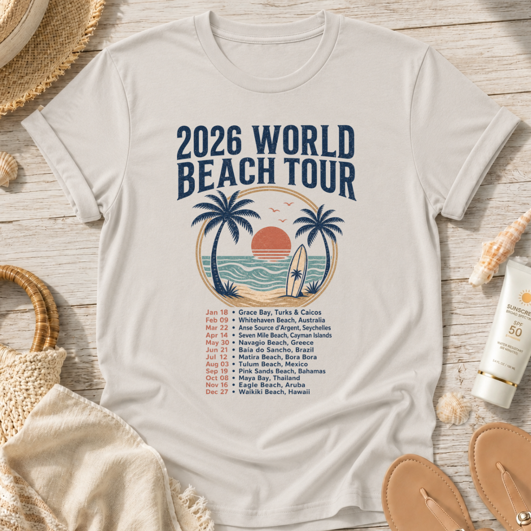 2026 World Beach Tour T‑Shirt