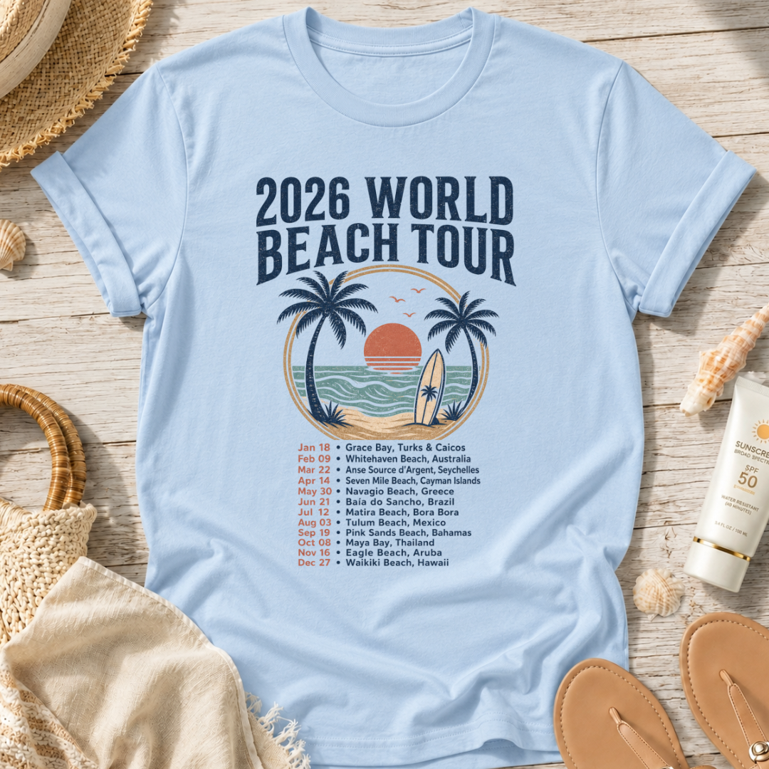 2026 World Beach Tour T‑Shirt