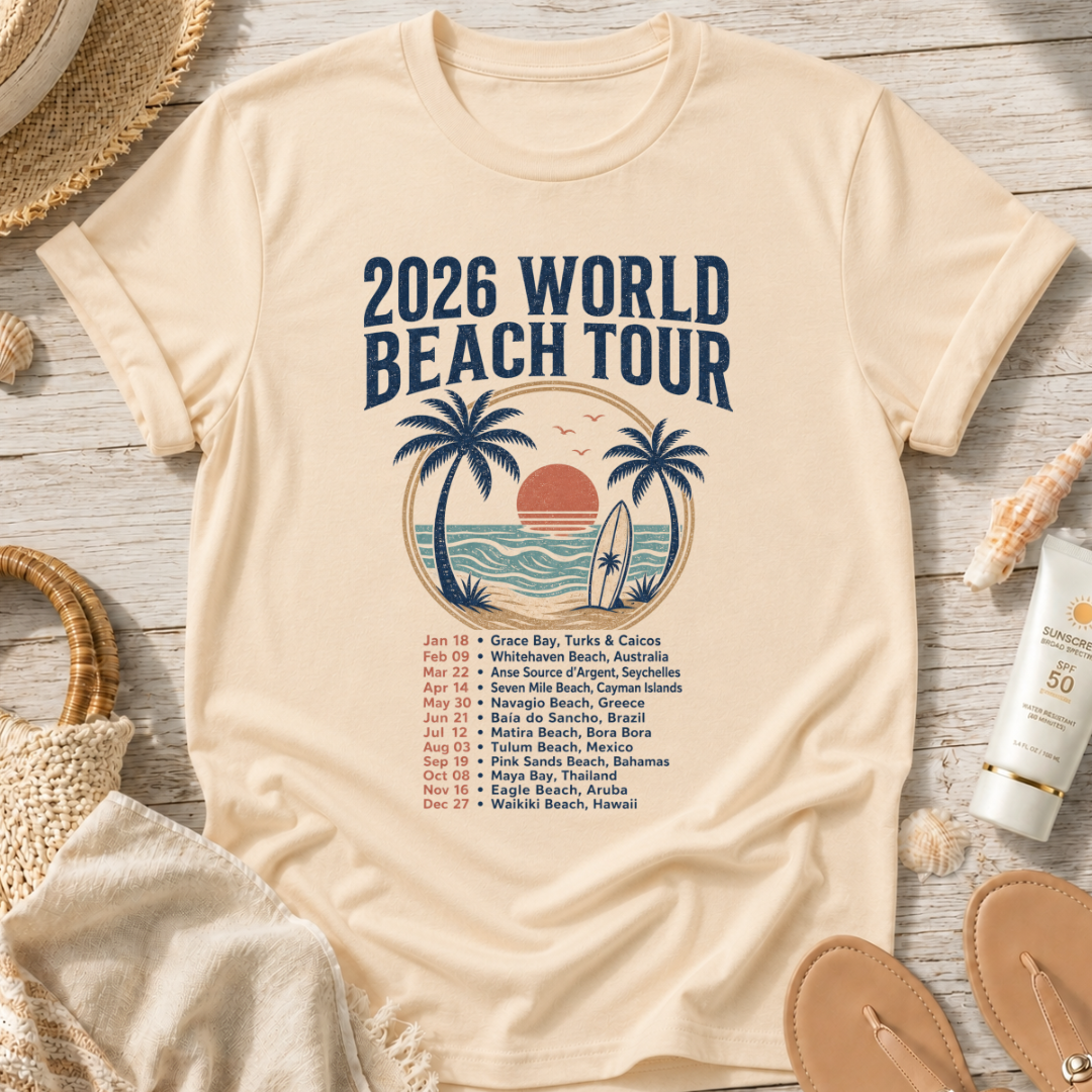 2026 World Beach Tour T‑Shirt