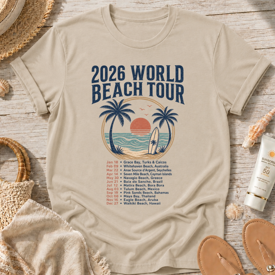 2026 World Beach Tour T‑Shirt