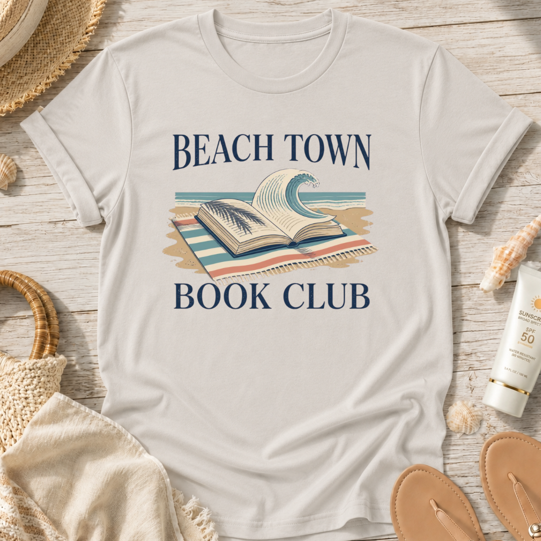 Beach Town Book Club T-Shirt