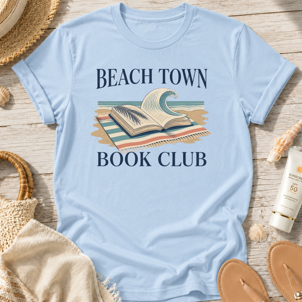 Beach Town Book Club T-Shirt