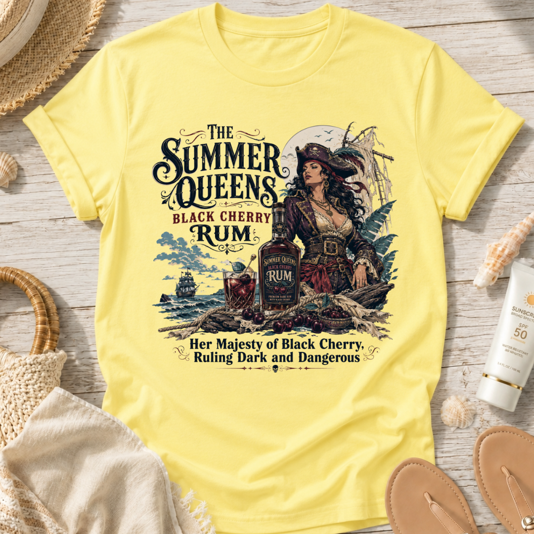 The Summer Queens Black Cherry Rum T-Shirt