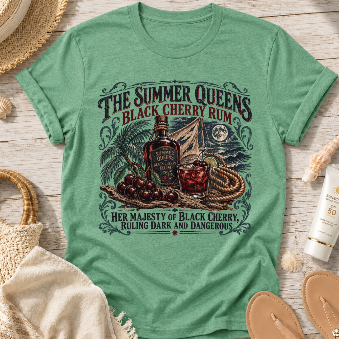 The Summer Queen’s Black Cherry Rum T-Shirt