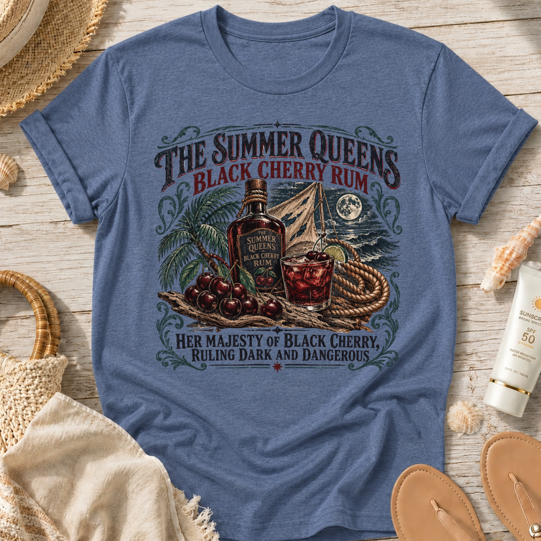 The Summer Queen’s Black Cherry Rum T-Shirt