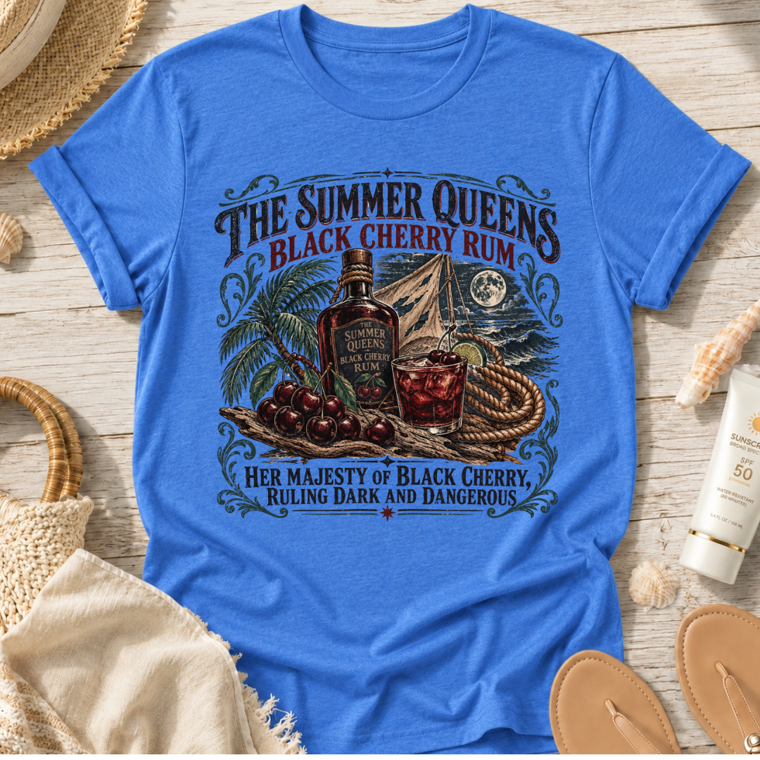 The Summer Queen’s Black Cherry Rum T-Shirt