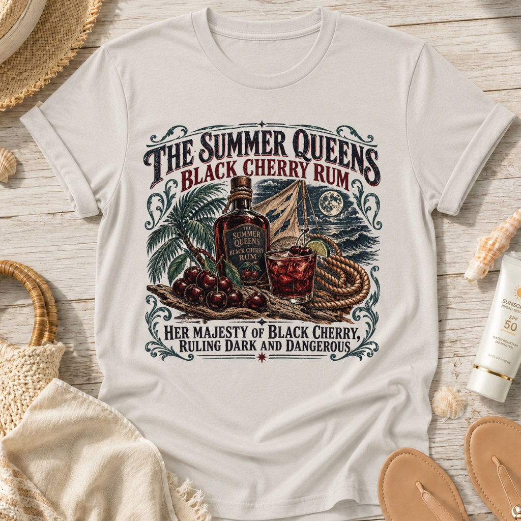 The Summer Queen’s Black Cherry Rum T-Shirt