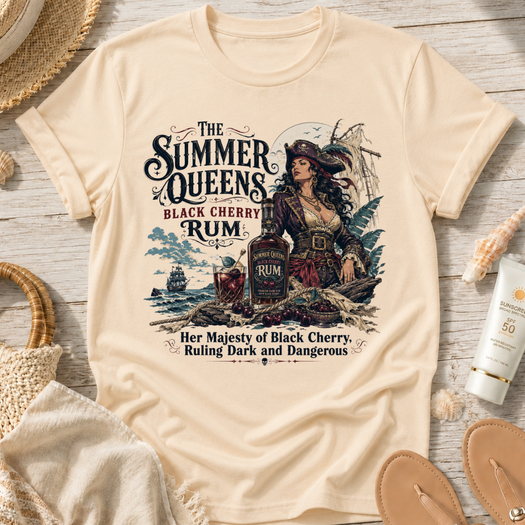 The Summer Queens Black Cherry Rum T-Shirt