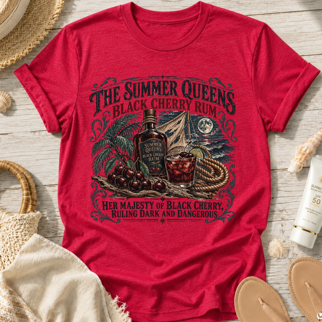 The Summer Queen’s Black Cherry Rum T-Shirt