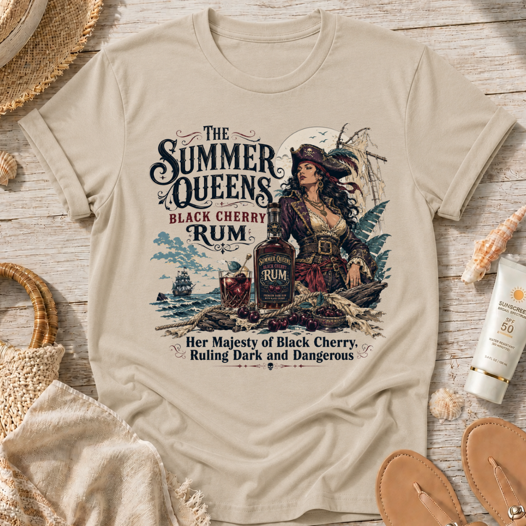 The Summer Queens Black Cherry Rum T-Shirt
