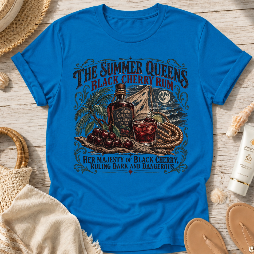 The Summer Queen’s Black Cherry Rum T-Shirt