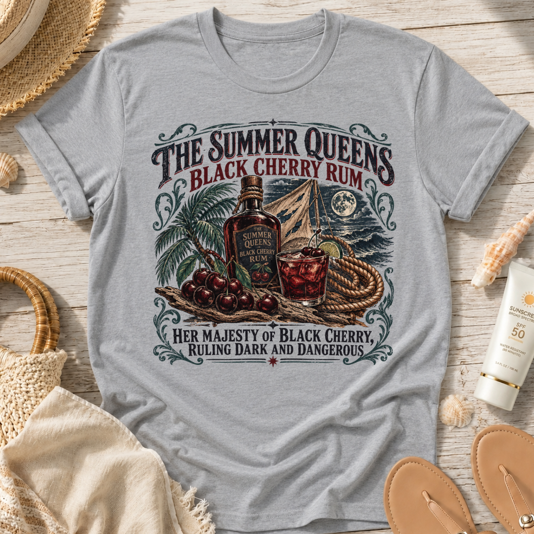 The Summer Queen’s Black Cherry Rum T-Shirt