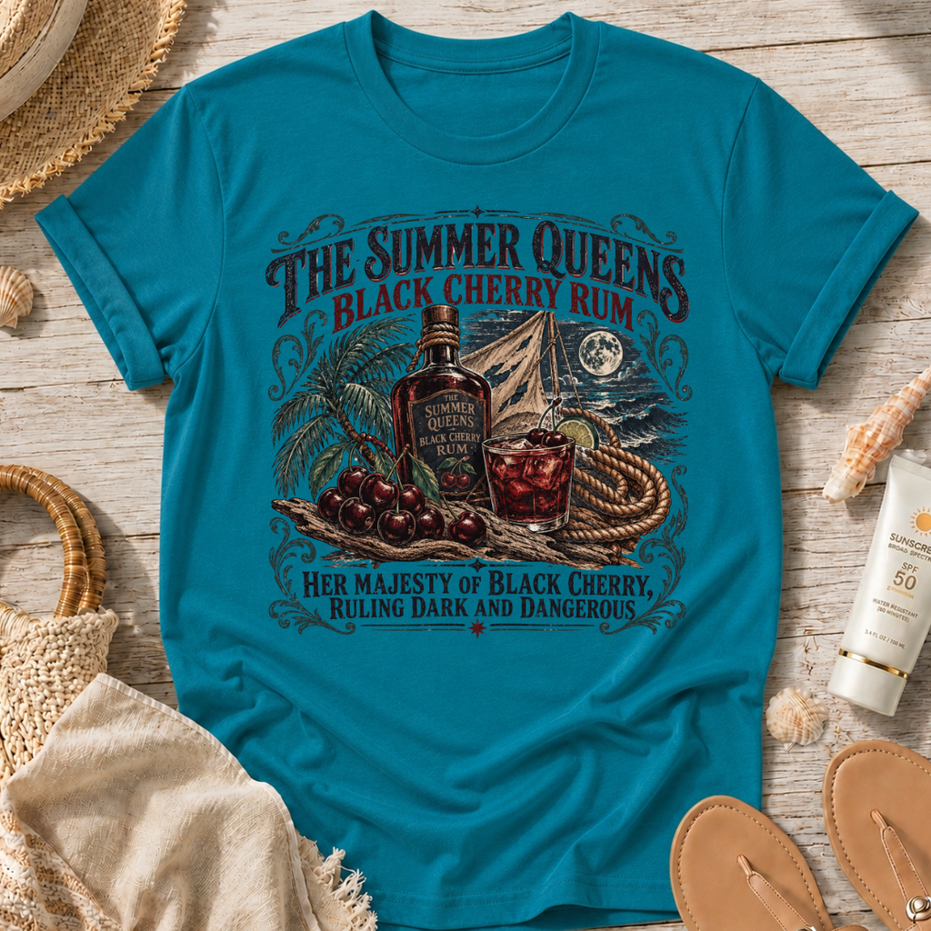 The Summer Queen’s Black Cherry Rum T-Shirt