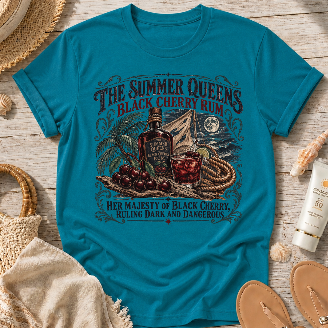 The Summer Queen’s Black Cherry Rum T-Shirt