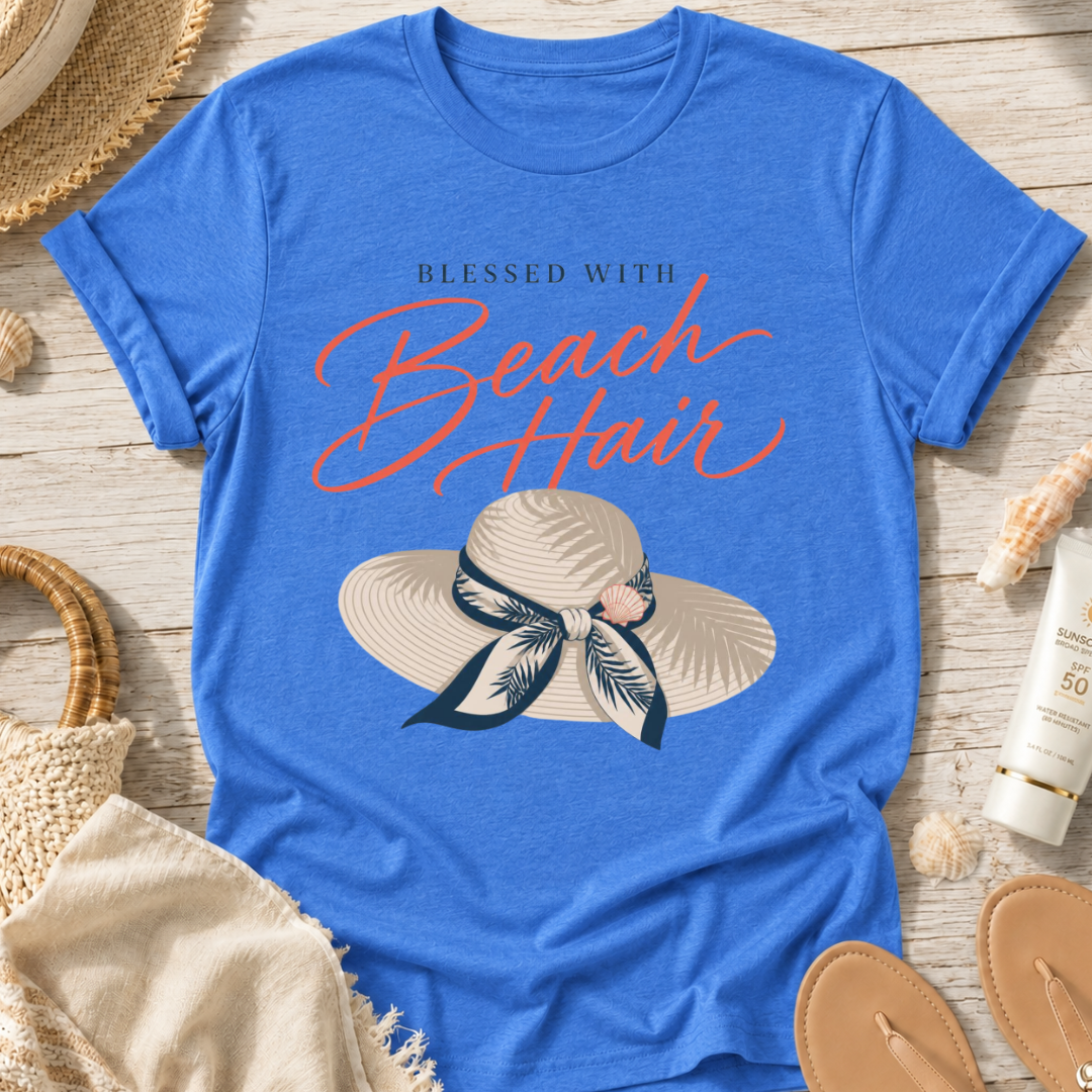Blessed With Beach Hair T-Shirt