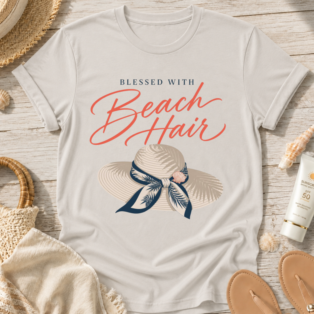 Blessed With Beach Hair T-Shirt