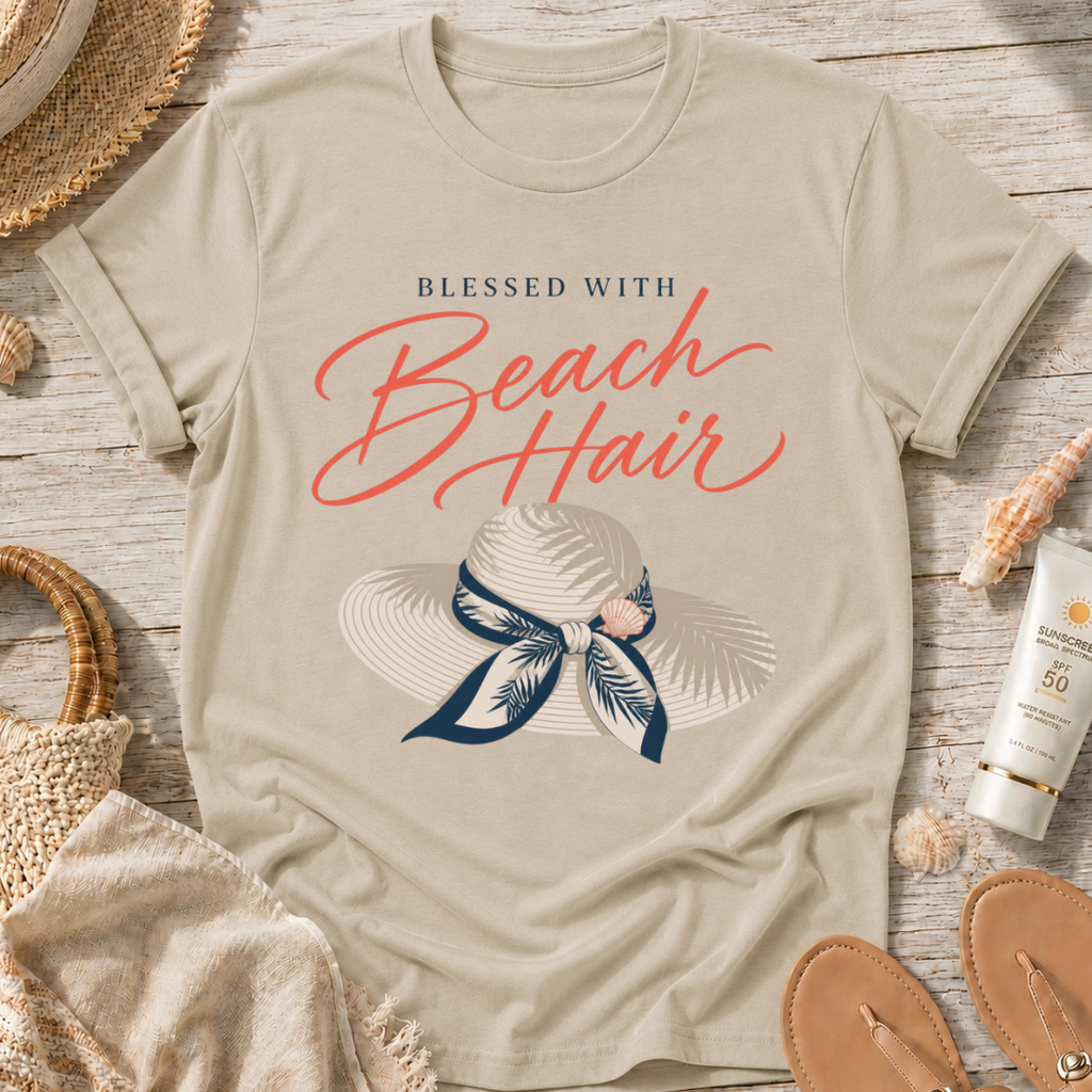Blessed With Beach Hair T-Shirt