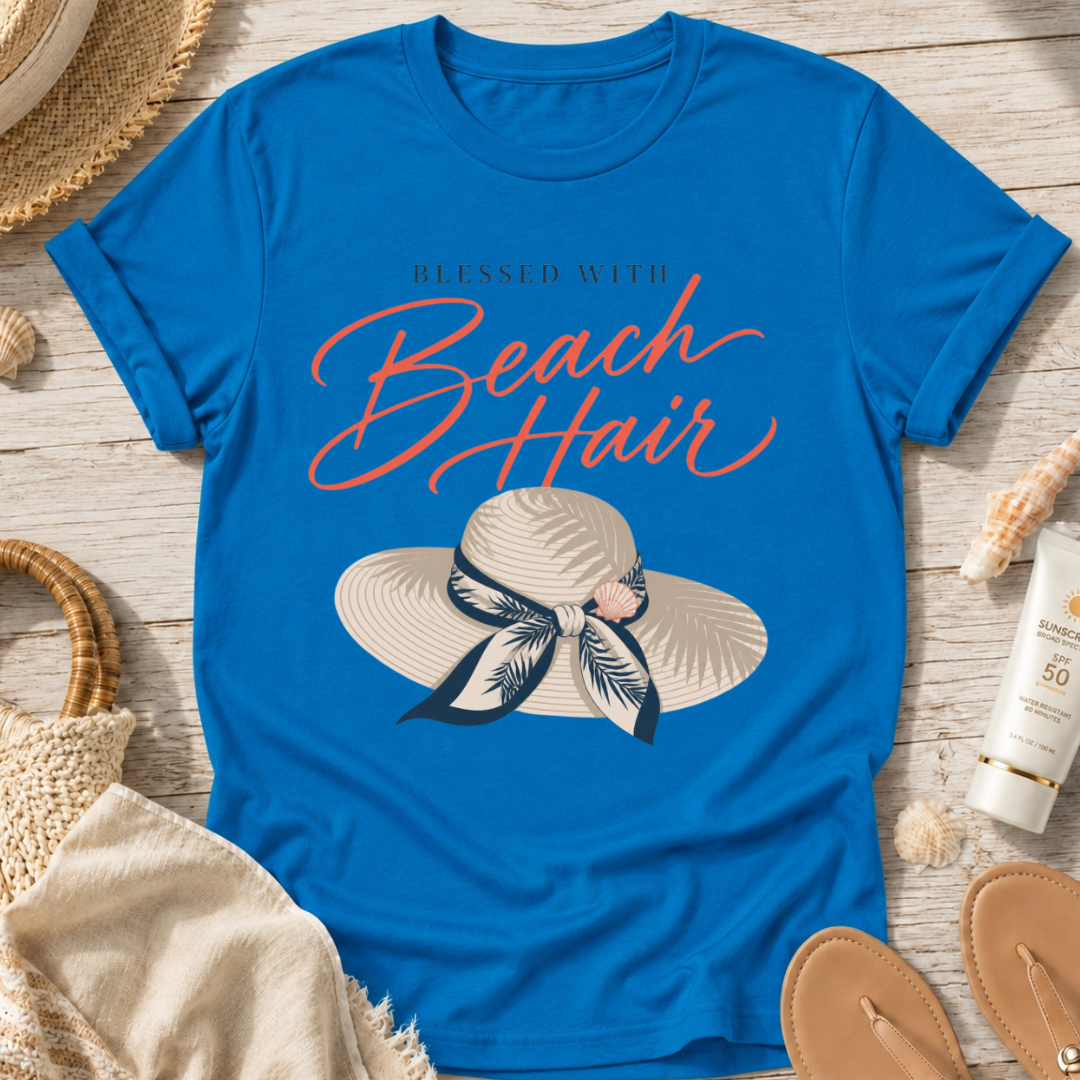 Blessed With Beach Hair T-Shirt