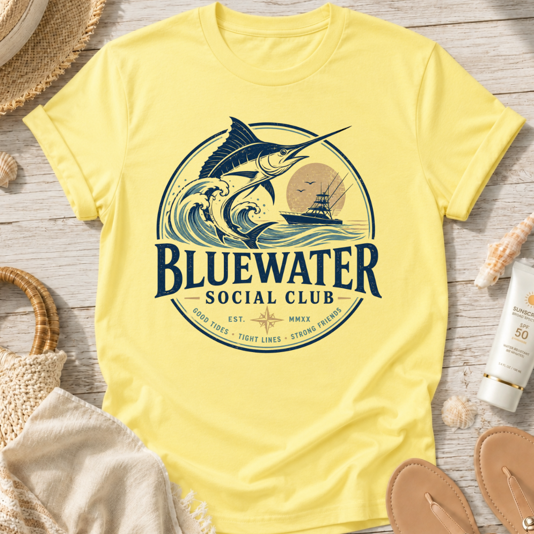 Bluewater Social Club Marlin T-Shirt