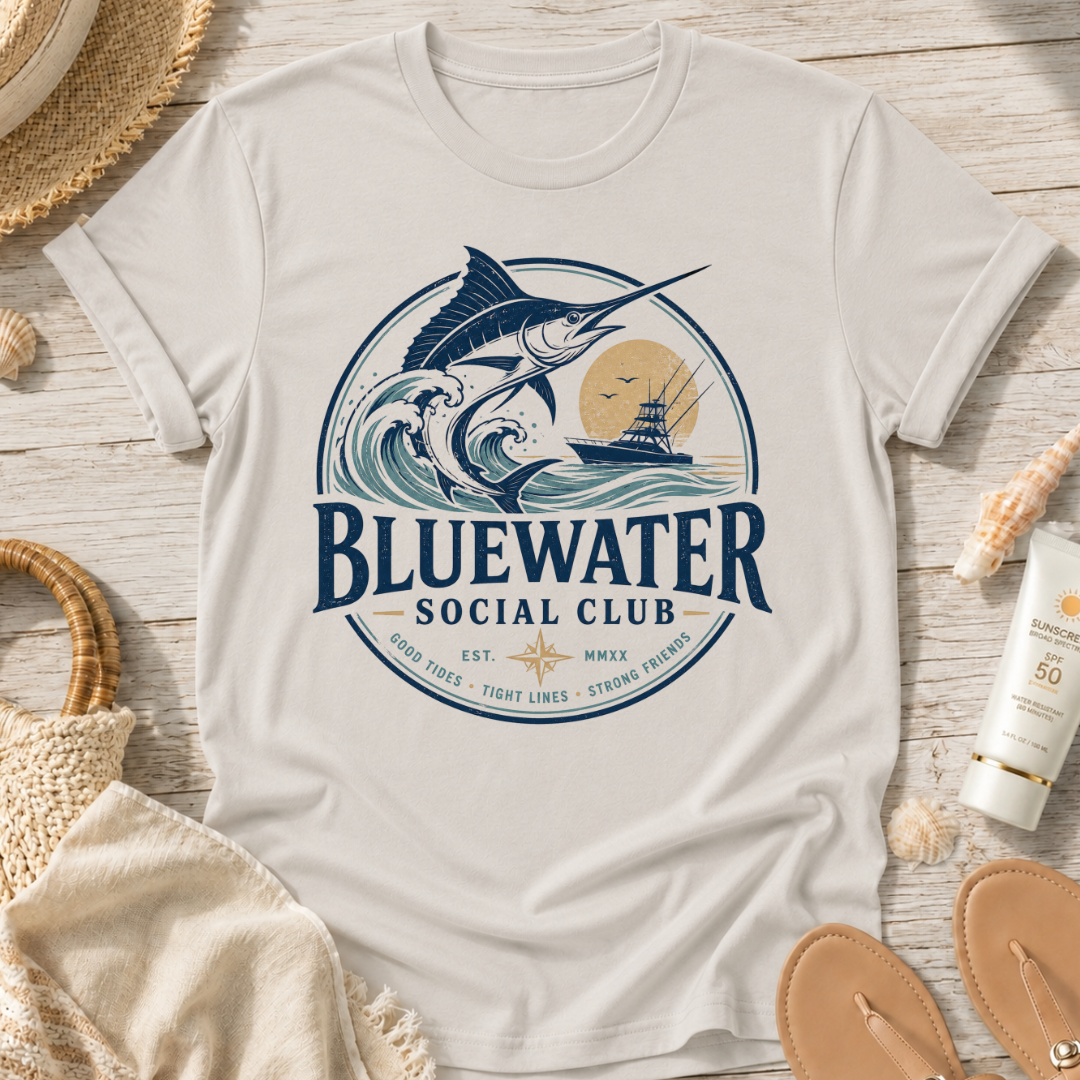 Bluewater Social Club Marlin T-Shirt