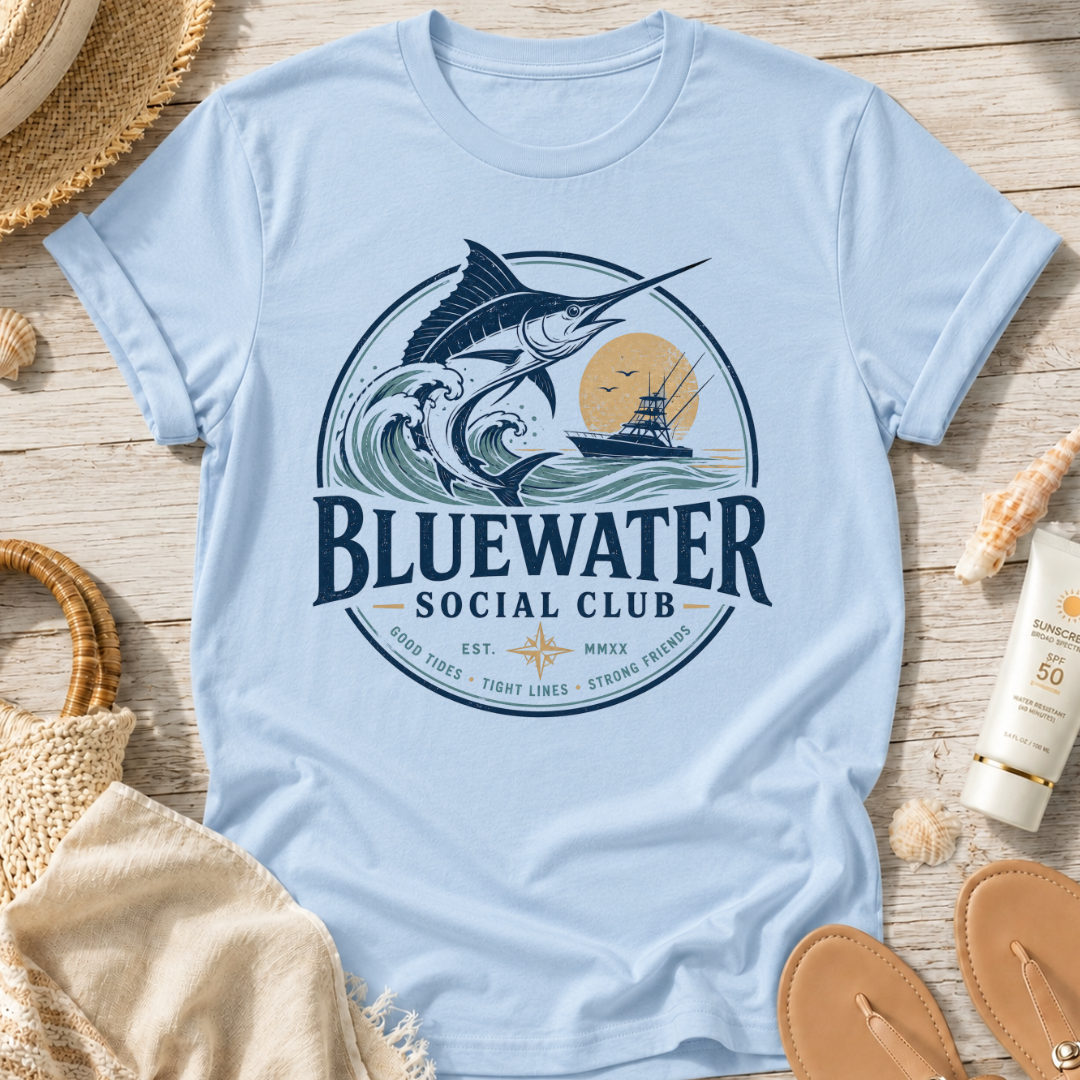 Bluewater Social Club Marlin T-Shirt