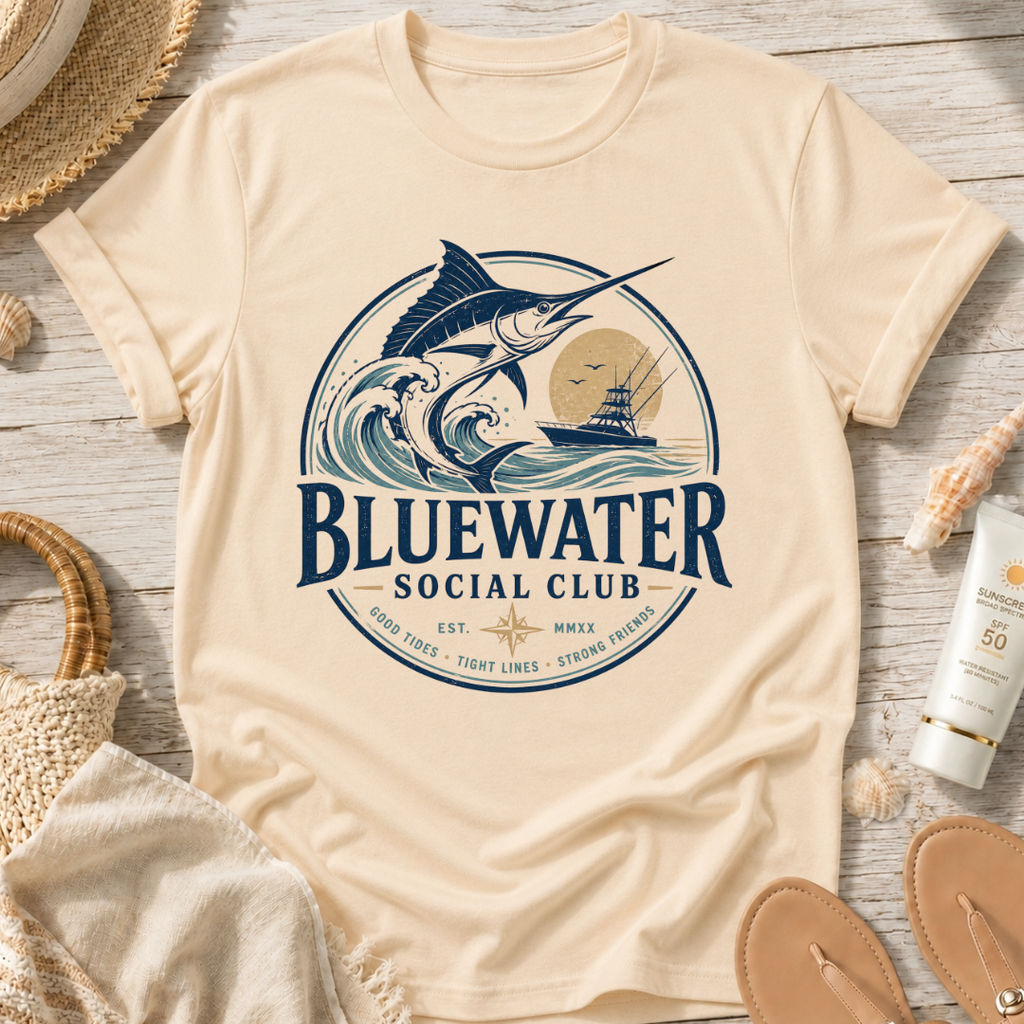 Bluewater Social Club Marlin T-Shirt