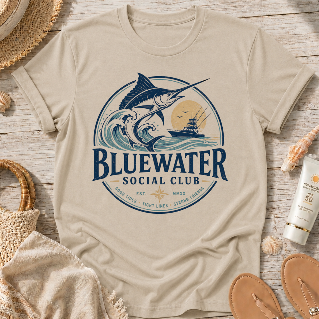 Bluewater Social Club Marlin T-Shirt