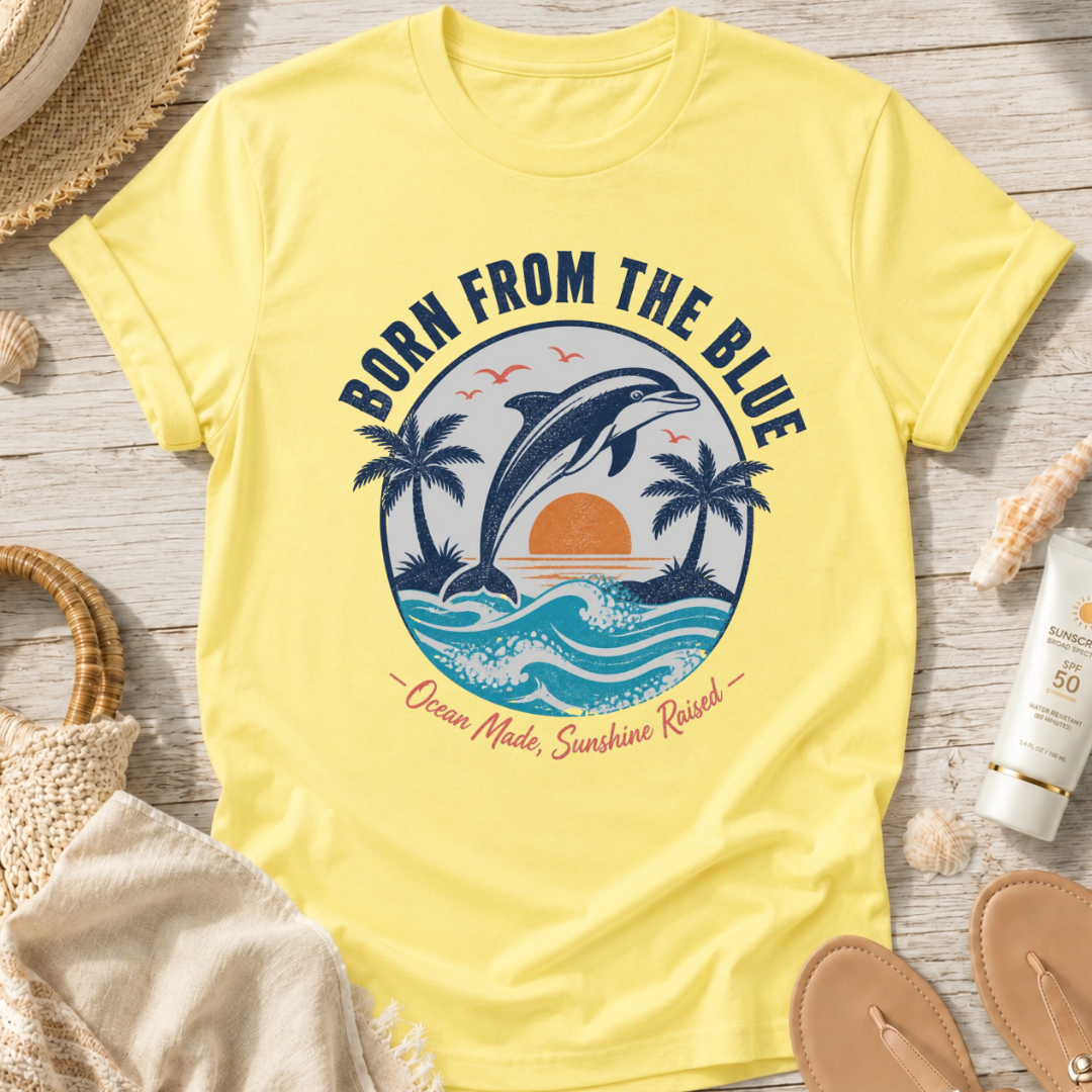 Born From The Blue Dolphin T-Shirt
