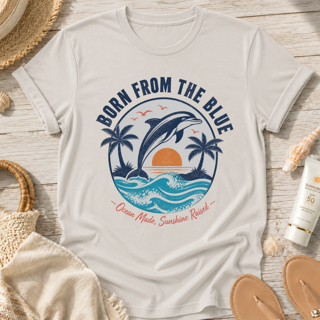 Born From The Blue Dolphin T-Shirt
