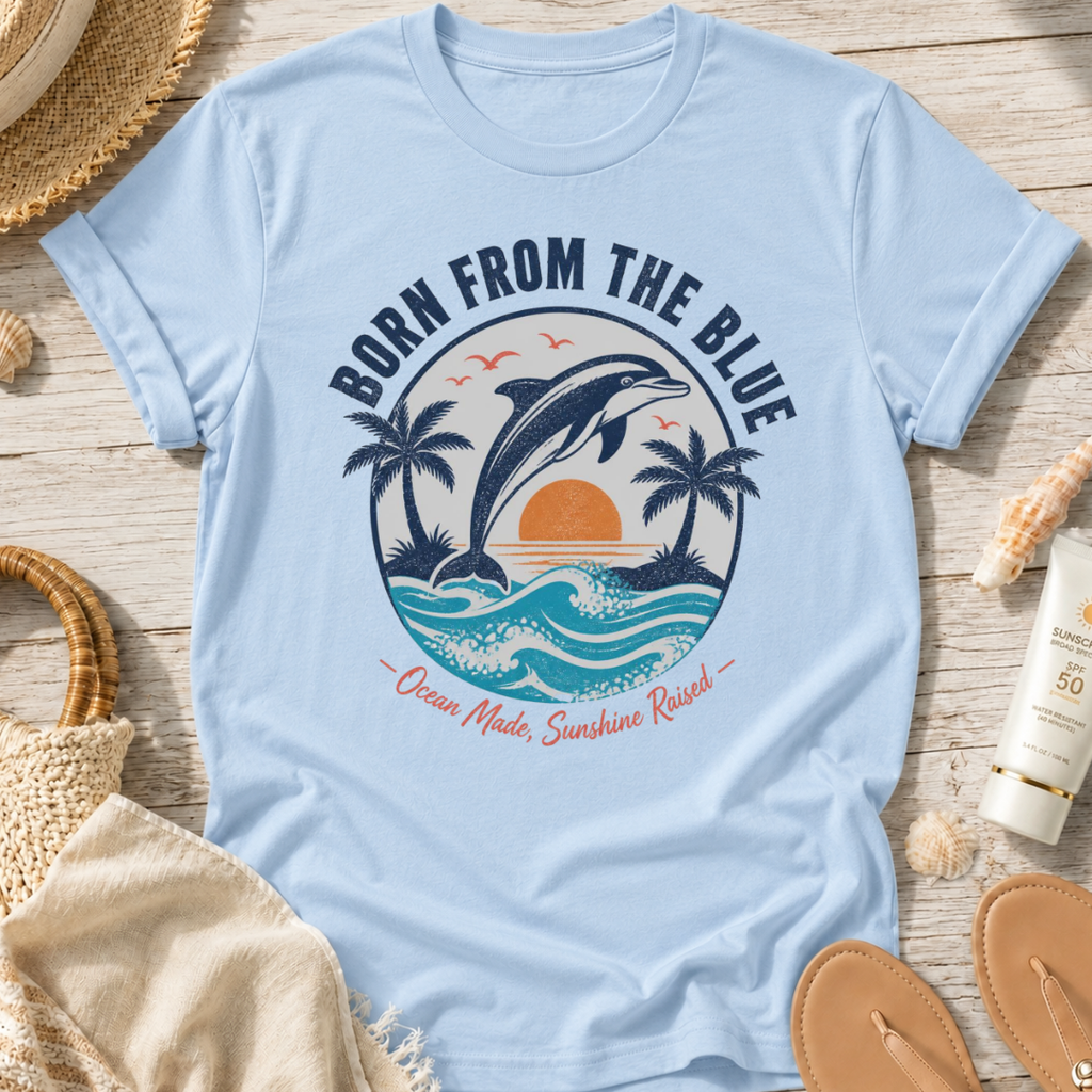 Born From The Blue Dolphin T-Shirt