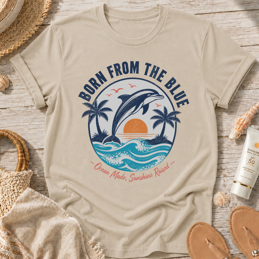 Born From The Blue Dolphin T-Shirt