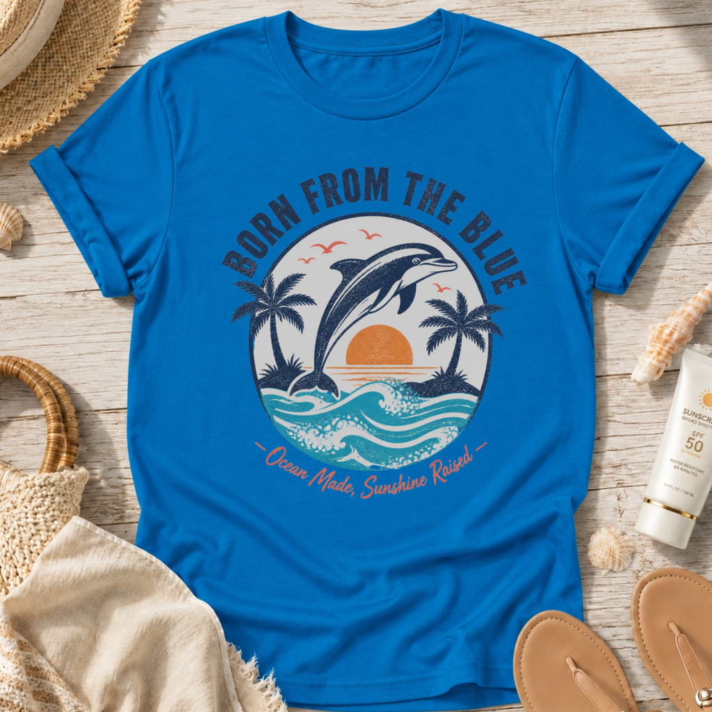 Born From The Blue Dolphin T-Shirt