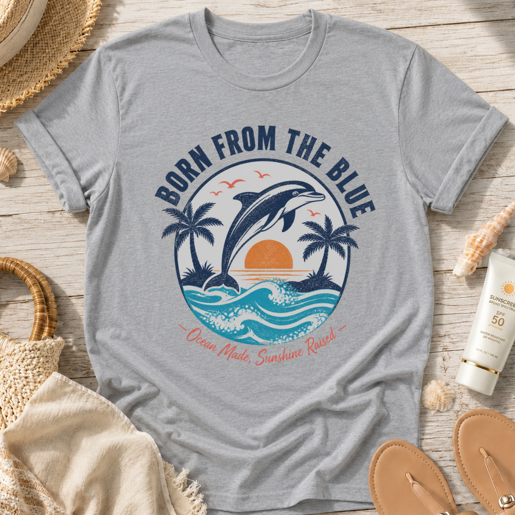 Born From The Blue Dolphin T-Shirt